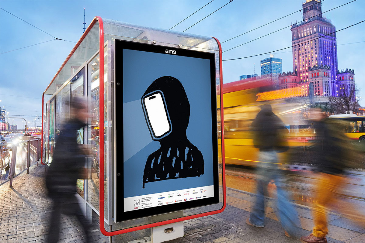 miejska ekspozycja nagrodzonych plakatów w 25 edycji Konkursu AMS