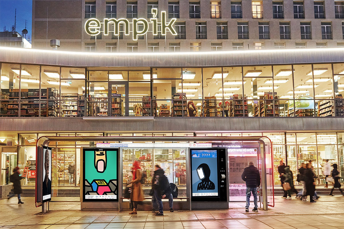 miejska ekspozycja nagrodzonych plakatów w 25 edycji Konkursu AMS